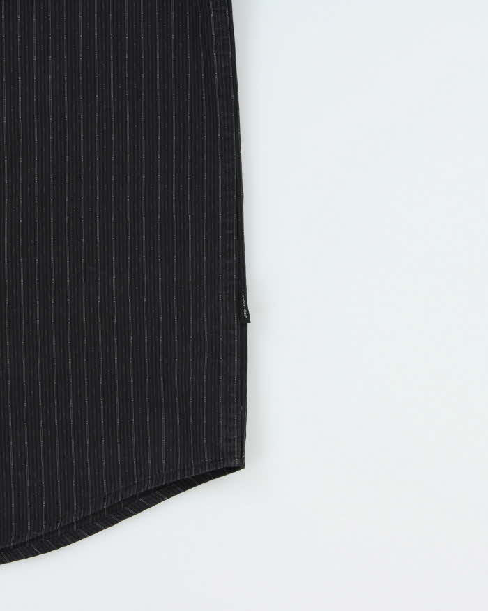 Vintage 1990s Calvin Klein Striped Pocket Short Sleeve Shirt - XL