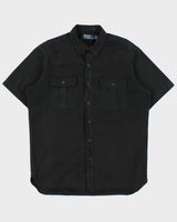 Vintage 1990s Polo Ralph Lauren Plain Pocket Short Sleeve Shirt - M