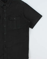 Vintage 1990s Polo Ralph Lauren Plain Pocket Short Sleeve Shirt - M