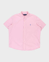 Vintage Ralph Lauren Feather Weight Twill Short Sleeve Shirt - XXL