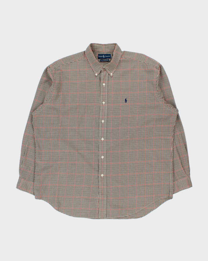 Vintage 1990s Ralph Lauren Checked Long Sleeve Shirt - XXL