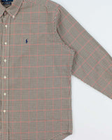 Vintage 1990s Ralph Lauren Checked Long Sleeve Shirt - XXL