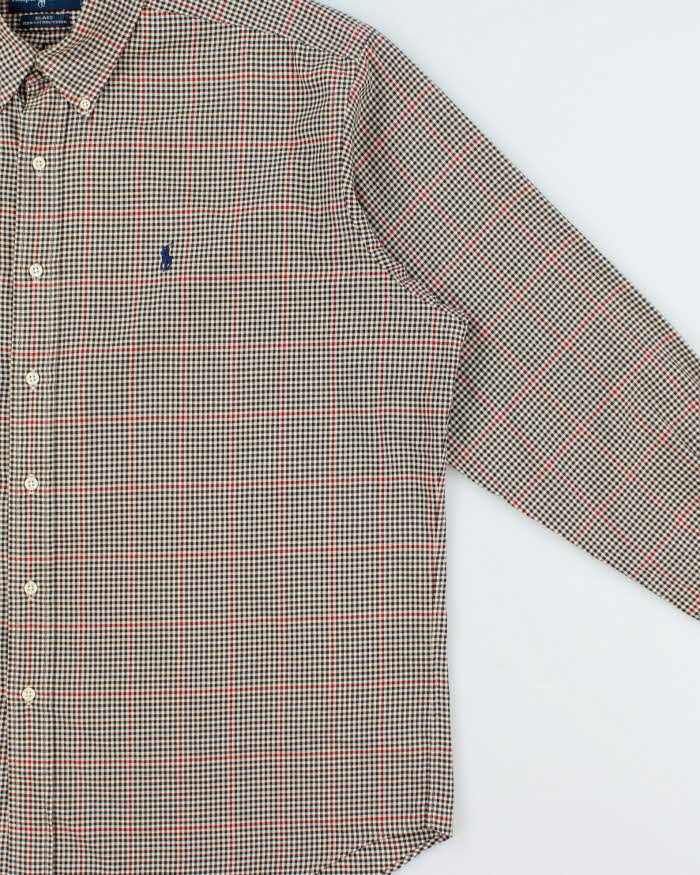 Vintage 1990s Ralph Lauren Checked Long Sleeve Shirt - XXL