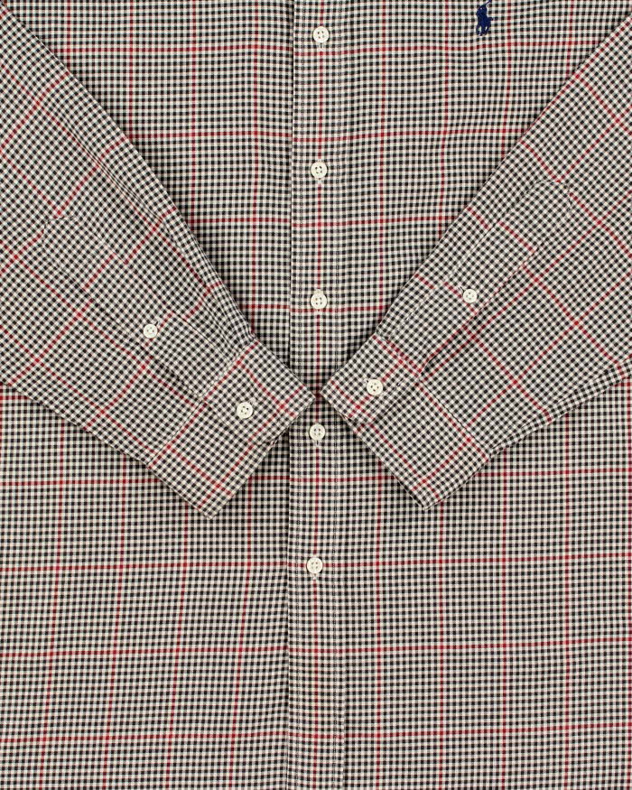 Vintage 1990s Ralph Lauren Checked Long Sleeve Shirt - XXL