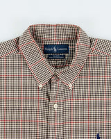 Vintage 1990s Ralph Lauren Checked Long Sleeve Shirt - XXL
