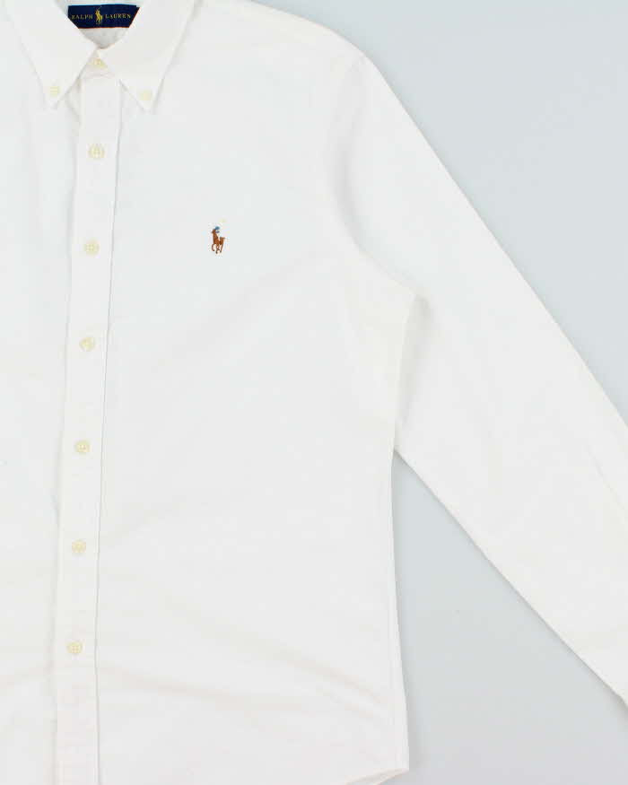 Vintage Ralph Lauren Heavyweight Plain Long Sleeve Shirt - M