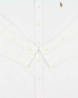 Vintage Ralph Lauren Heavyweight Plain Long Sleeve Shirt - M