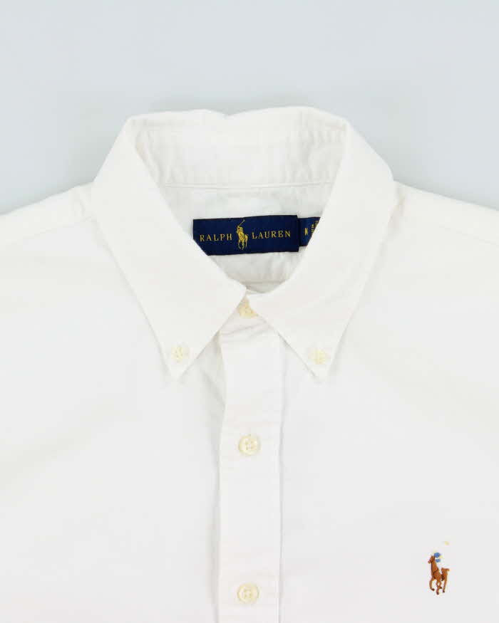 Vintage Ralph Lauren Heavyweight Plain Long Sleeve Shirt - M