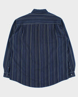 Vintage 1990s Alfani Striped Long Sleeve Shirt - L