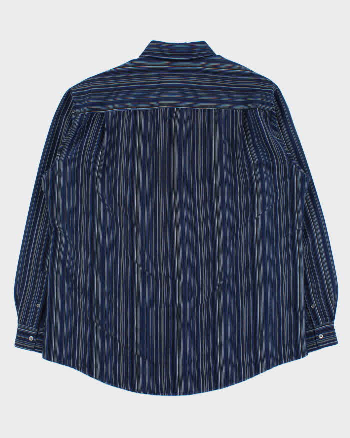 Vintage 1990s Alfani Striped Long Sleeve Shirt - L