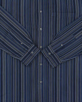 Vintage 1990s Alfani Striped Long Sleeve Shirt - L