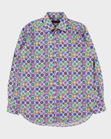 Vintage Etro Kalidascope Print Long Sleeve Shirt - L