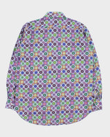 Vintage Etro Kalidascope Print Long Sleeve Shirt - L