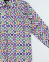Vintage Etro Kalidascope Print Long Sleeve Shirt - L