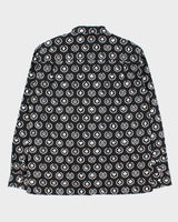 Vintage Stussy All Over Print Long Sleeve Shirt - L