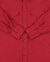 Vintage 1980s H Bar C Ranchwear Made In USA  Permanent Press Snap Button Long Sleeve Western Shirt - L