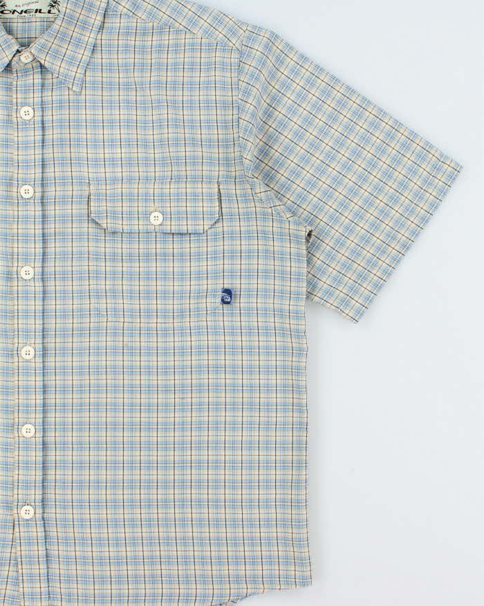 Vintage 1990s O'Neill Tartan Plaid Short Sleeve Utility Shirt - XL