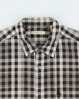 Vintage Burberry Brit Gingham Check Lightweight Short Sleeve Shirt - M