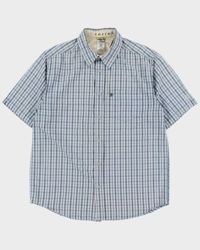 Vintage Y2K 00s The North Face A5 Series Plaid Short Sleeve Shirt - M