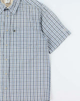 Vintage Y2K 00s The North Face A5 Series Plaid Short Sleeve Shirt - M