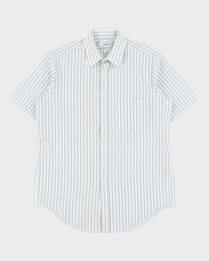 Vintage 1980s Kent Arrow Striped Short Sleeve Pocket Shirt - M
