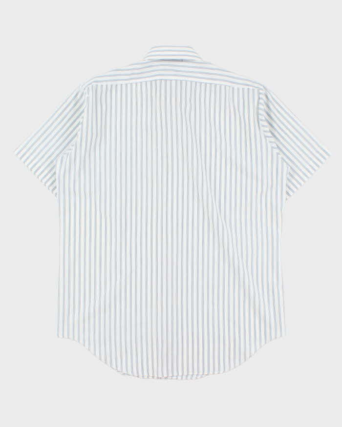 Vintage 1980s Kent Arrow Striped Short Sleeve Pocket Shirt - M