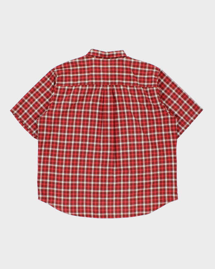 Vintage Woolrich Tartan Plaid Short Sleeve Shirt - XL