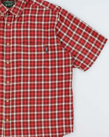 Vintage Woolrich Tartan Plaid Short Sleeve Shirt - XL