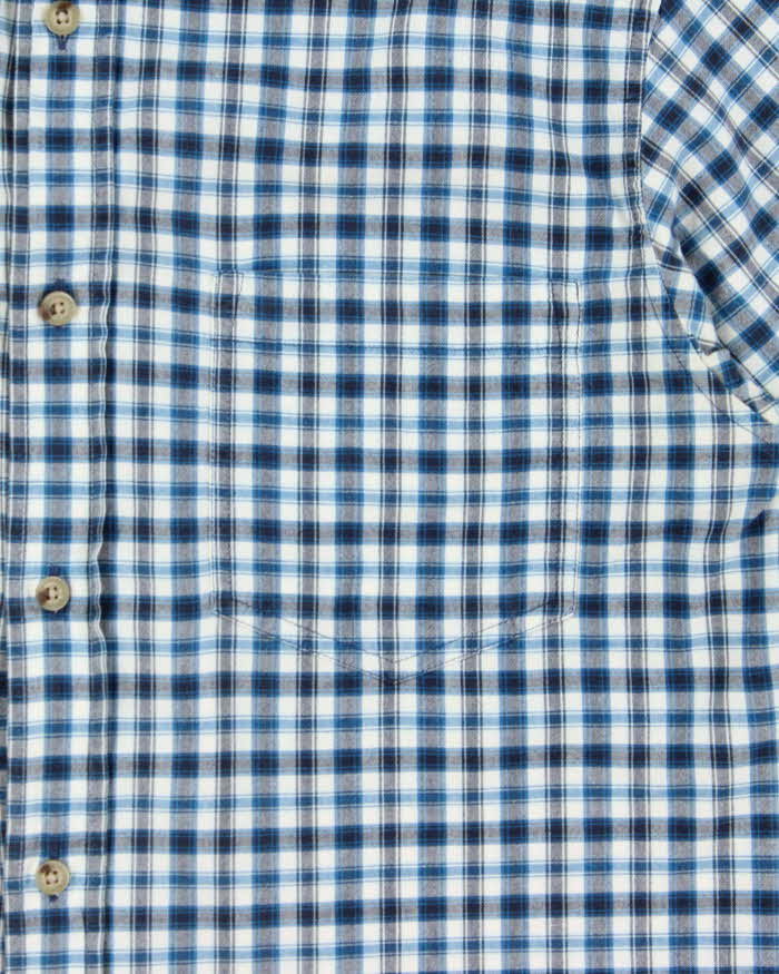 Vintage Woolrich Plaid Check Short Sleeve Shirt - M