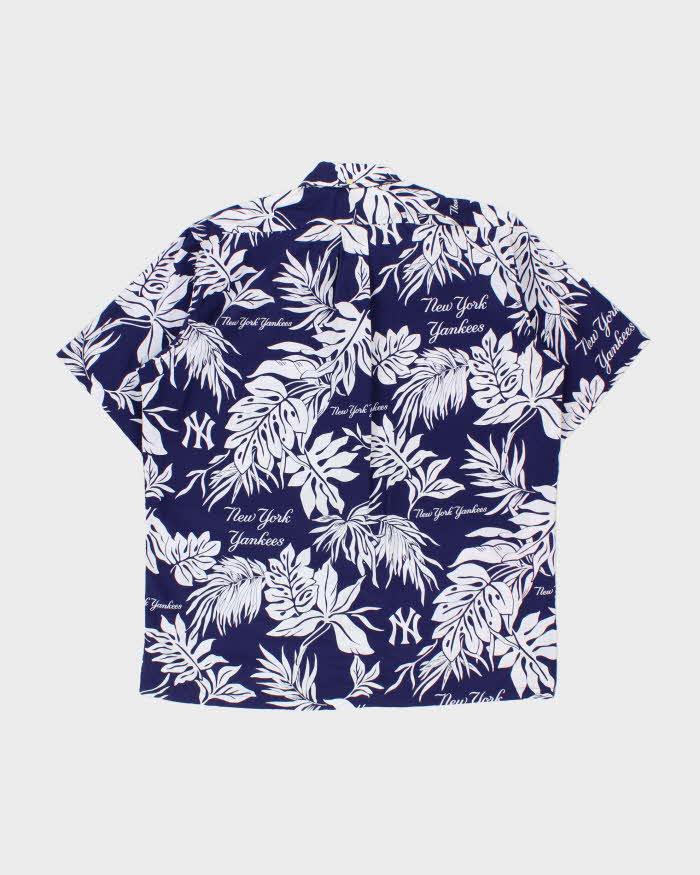 Vintage Aloha Reyn Spooner N.Y Yankees MLB Classic Fit Hawaiian Shirt - L