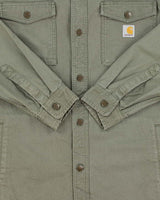 Vintage Carhartt Dusty Olive Montana Heavyweight Rugged Flex Duck Canvas Utility Over Shirt - M