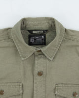 Vintage Carhartt Dusty Olive Montana Heavyweight Rugged Flex Duck Canvas Utility Over Shirt - M