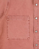 Vintage Schnayderman's Rusty Brown Heavyweight Long Sleeve Boxy Denim Over Shirt - M