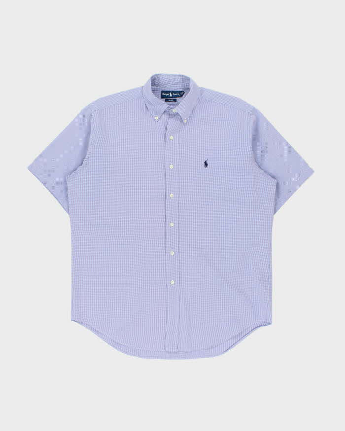 Vintage Y2K 00s Ralph Lauren Blake Gingham Short Sleeve Shirt - M