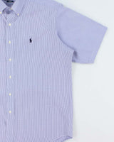 Vintage Y2K 00s Ralph Lauren Blake Gingham Short Sleeve Shirt - M
