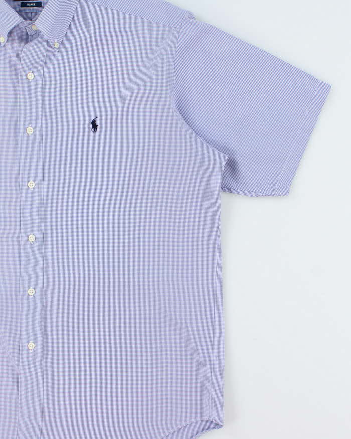 Vintage Y2K 00s Ralph Lauren Blake Gingham Short Sleeve Shirt - M