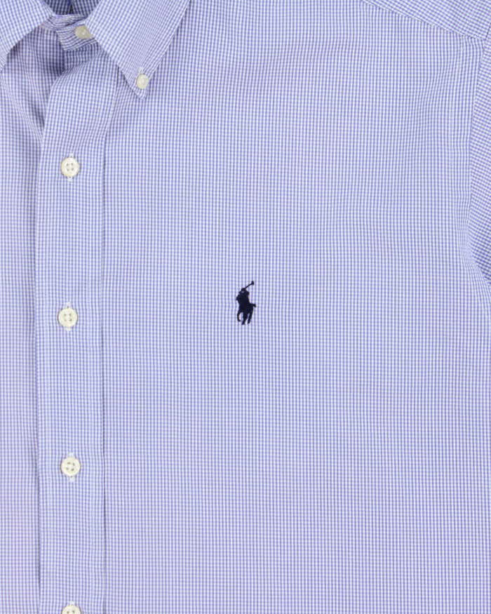 Vintage Y2K 00s Ralph Lauren Blake Gingham Short Sleeve Shirt - M
