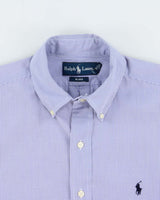 Vintage Y2K 00s Ralph Lauren Blake Gingham Short Sleeve Shirt - M