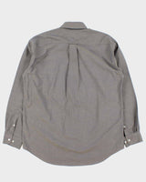 Vintage 1990s Tommy Hilfiger Iridescent Classic Cotton Long Sleeve Shirt - M