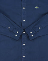 Vintage Lacoste Live Deep Sea Navy Classic Croc Long Sleeve Shirt - L