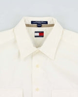 Vintage Y2K 00s Tommy Hilfiger Relaxed Fit Short Sleeve Safari Shirt - M