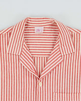 Vintage 1990s JT Original Party Animal Striped Short Sleeve Camp Collar Shirt - M
