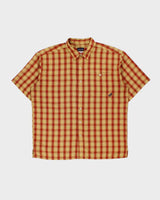 Vintage 1990s Patagonia Plaid Seersucker Short Sleeve Shirt - L