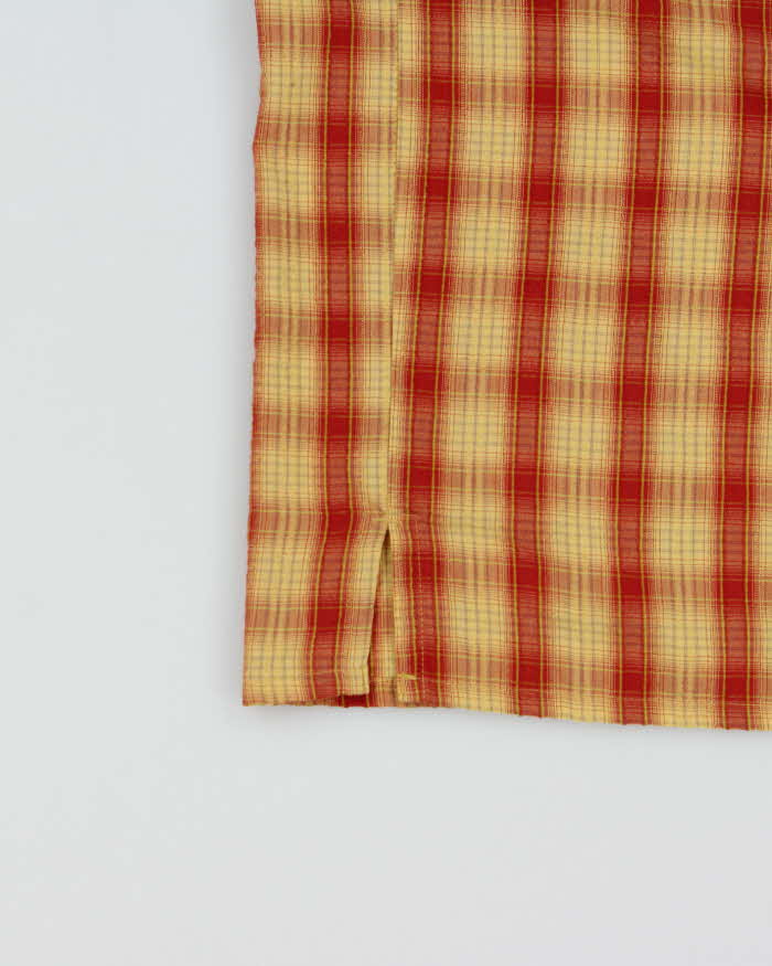 Vintage 1990s Patagonia Plaid Seersucker Short Sleeve Shirt - L