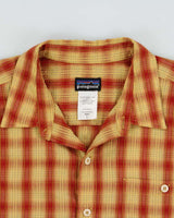 Vintage 1990s Patagonia Plaid Seersucker Short Sleeve Shirt - L