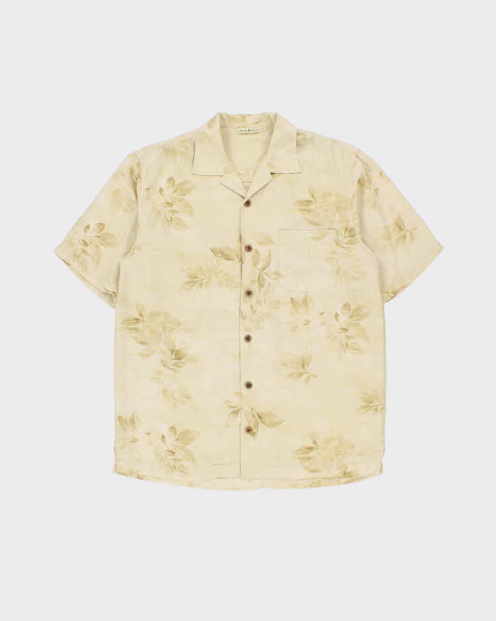 Vintage Y2K 00s Tommy Bahama Silk Floral Hawaiian Shirt - S