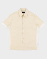 Vintage Y2K 00s Versace Sport Embroidered Check Panel Short Sleeve Shirt - S
