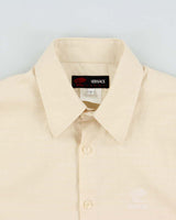 Vintage Y2K 00s Versace Sport Embroidered Check Panel Short Sleeve Shirt - S