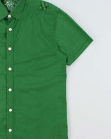 Vintage Y2K 00s Red herring Embroidered Striped Short Sleeve Shirt - M