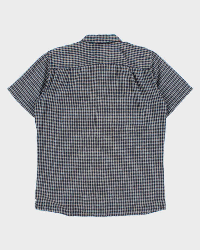 Vintage Patagonia Organic Hemp Plaid Short Sleeve Shirt - M